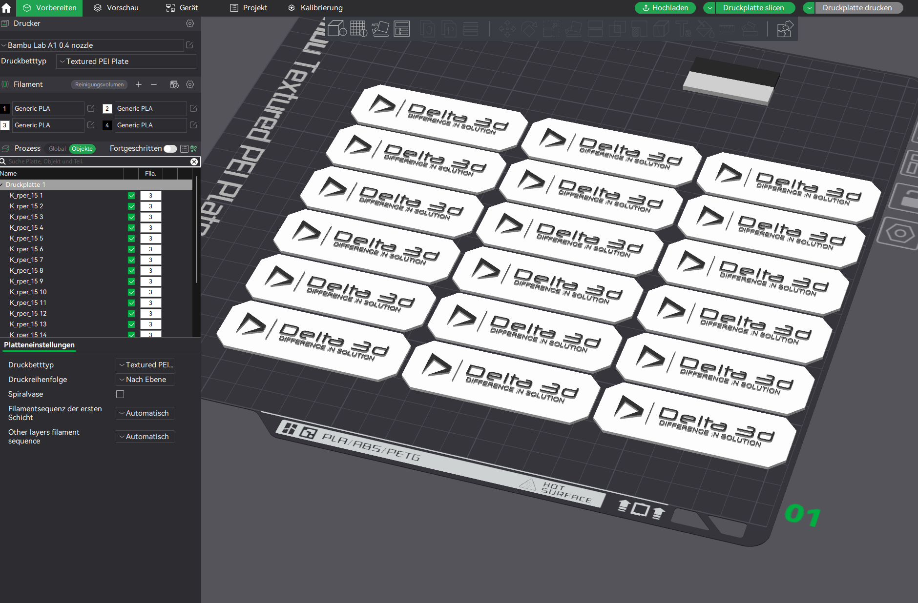 Kleinserienproduktion mit 3D-Druck
